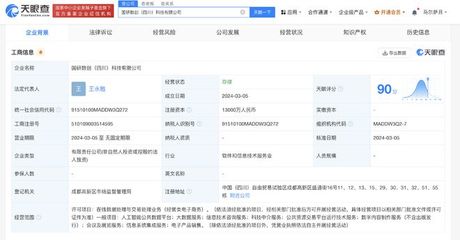 國(guó)研科技集團(tuán)在四川成立數(shù)創(chuàng)公司 注冊(cè)資本1.3億加持科技中介服務(wù)新賽道